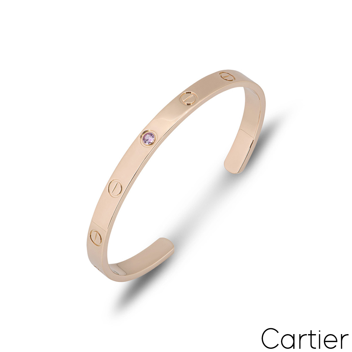 cartier pink sapphire bracelet
